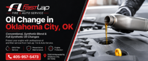 FastLap Oil Change in Oklahoma City, OK Lead Banner